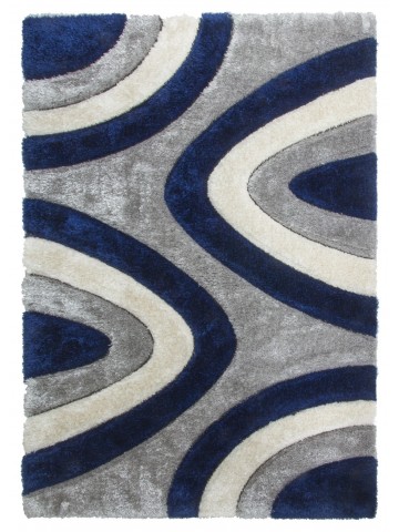 Luxus Ripple 3D Shaggy Rug...