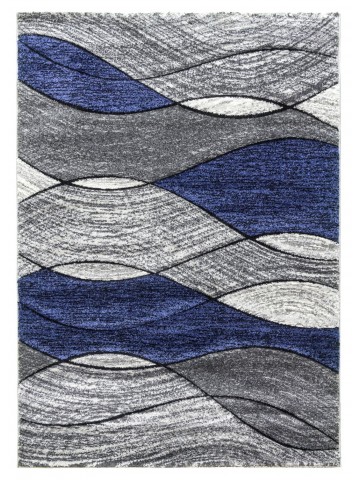 Impulse Waves Rug - Navy/Grey