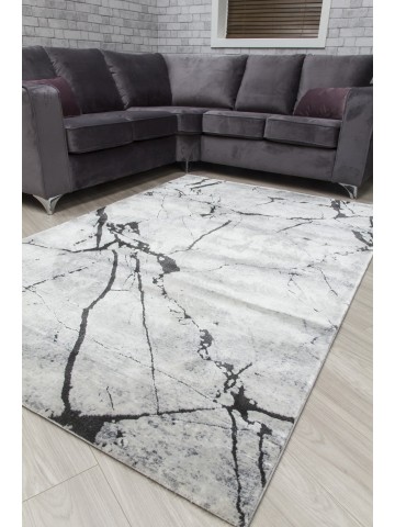 Rococo Glacial Rug - Grey