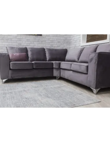 Rococo Glossi Rug - Grey