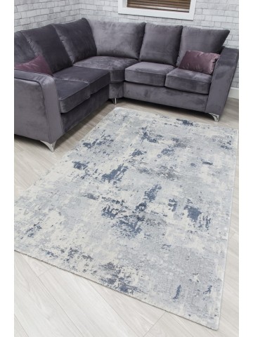 Rococo Cezanne Rug - Grey/Blue