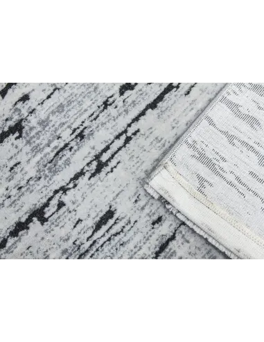 Rococo Crevassi Rug - Grey/Black