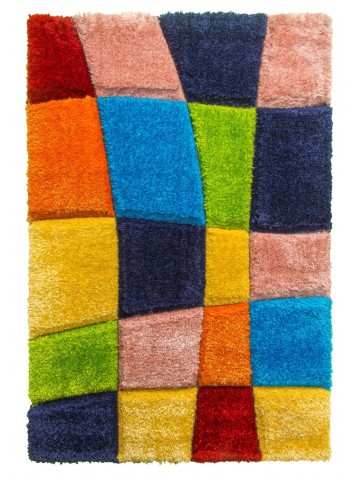 Paradise Warp 3D Shaggy Rug...