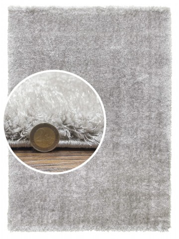 Plush Shaggy Rug - Grey