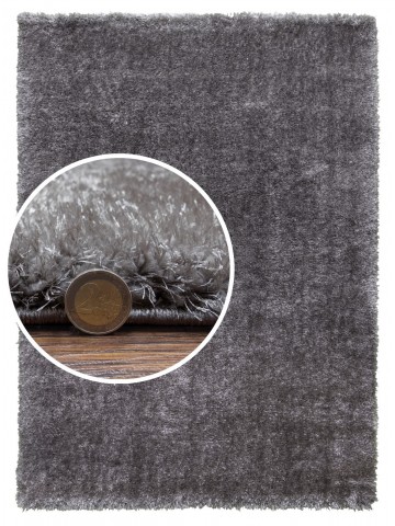 Plush Shaggy Rug - Dark Grey