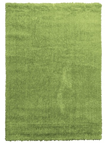 Plush Shaggy Rug - Light Green