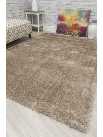 Plush Shaggy Rug - Beige