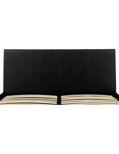 Waverley 4FT6 Storage Bed - Black  PU