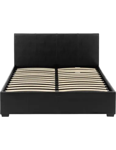 Waverley 5FT Storage Bed - Black  PU