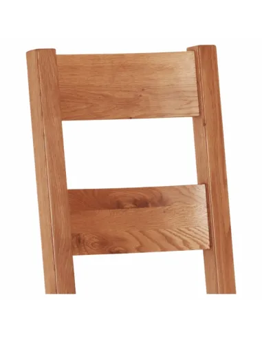 Lancaster Large Dining Chair - Wooden Seat /Solid Oak