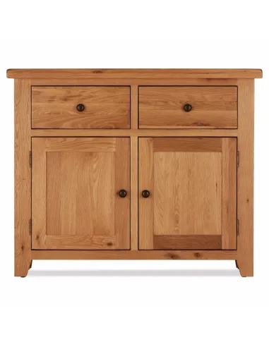 Lancaster 2 Door 2 Drawer Sideboard - Solid Oak