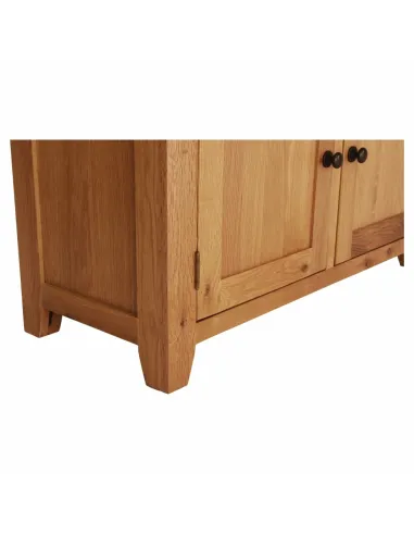 Lancaster 2 Door 2 Drawer Sideboard - Solid Oak
