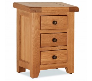 Lancaster 3 Drawer Bedside...