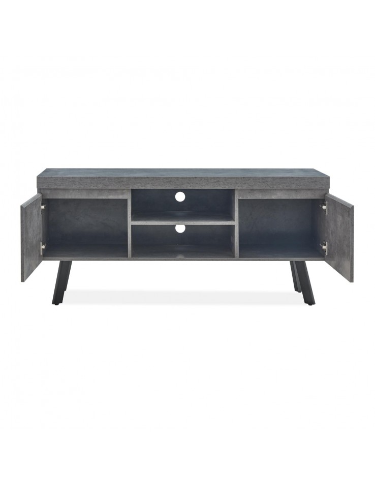 Black grey on sale tv unit