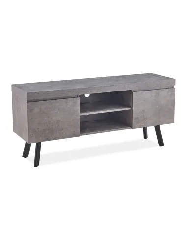 Isla Wide TV Unit  - Grey