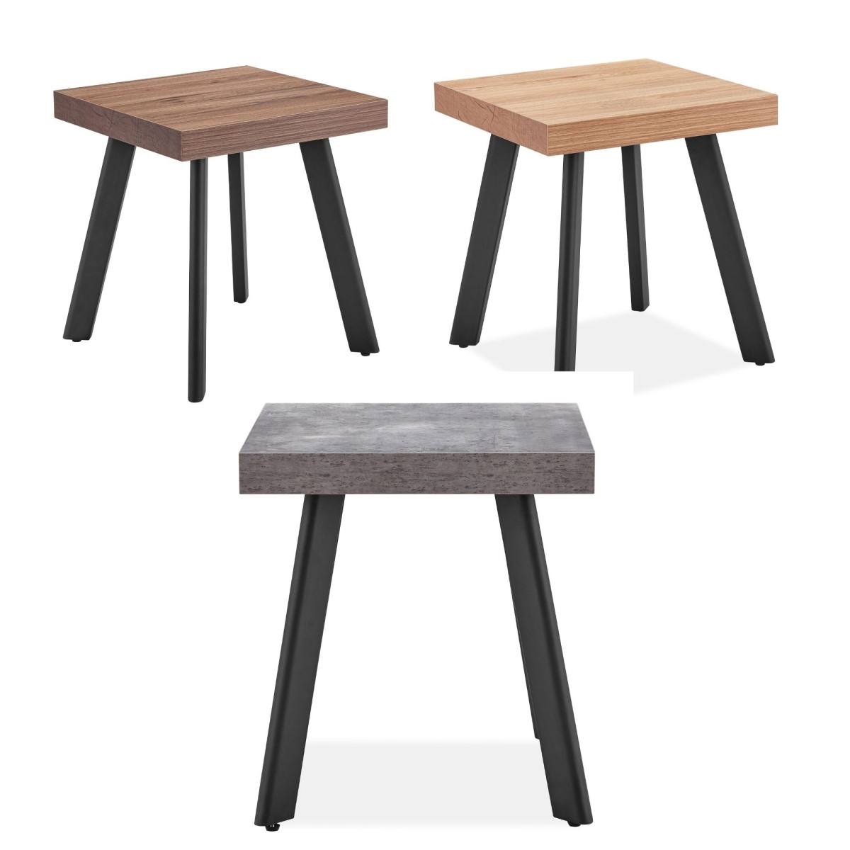 Isla Lamp Table  - Grey