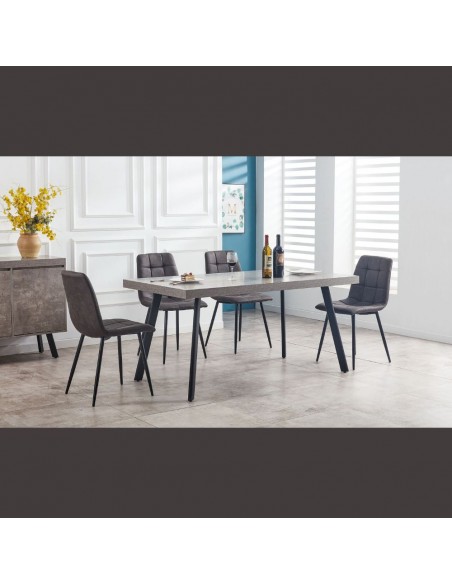 Isla 1.6m Dining Table - Grey