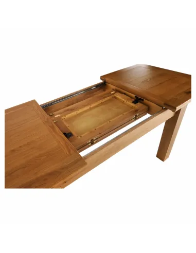 Lancaster 1.4m Butterfly Extending Dining Table - Solid Oak