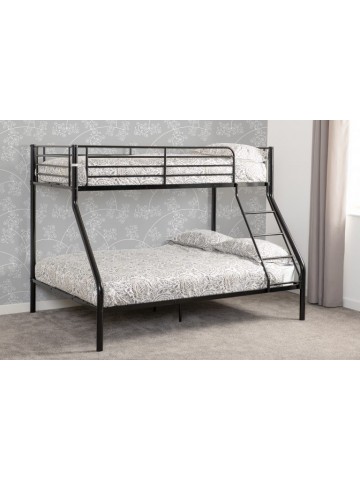 Tandi Triple Sleeper Bunk Bedframe - Black