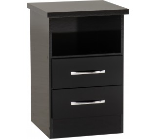 Nevada 2 Drawer Bedside...