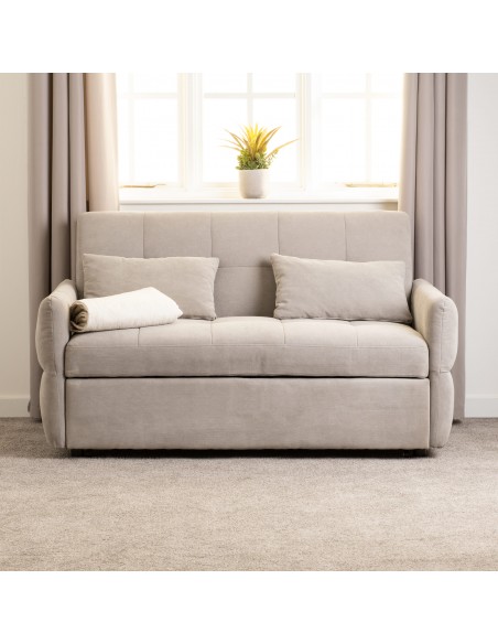 Chelsea Sofa Bed - Silver Grey Fabric