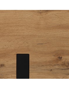 Treviso & Quebec Dining Set (x4 Chairs) - Light Oak Effect/Brown PU 2