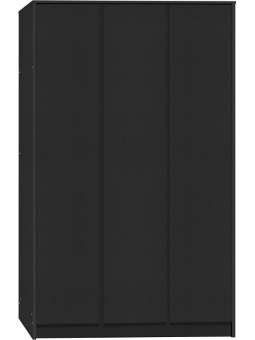 Malvern 3 Door Wardrobe - Black