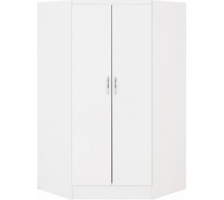 Nevada 2 Door Corner Wardrobe - White Gloss | furniture shop carlow, furniture carlow, furniture naas, furniture wexford, furniture ireland, furniture stores dublin