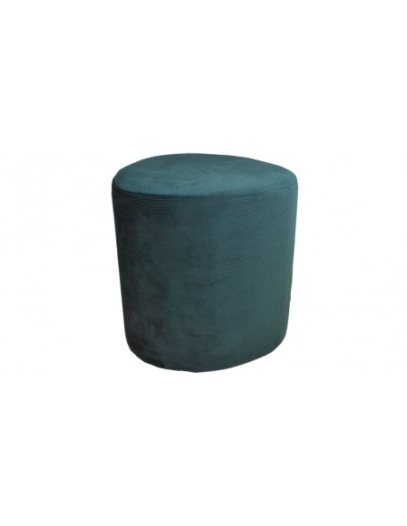 18551 Footstool - Green Fabric