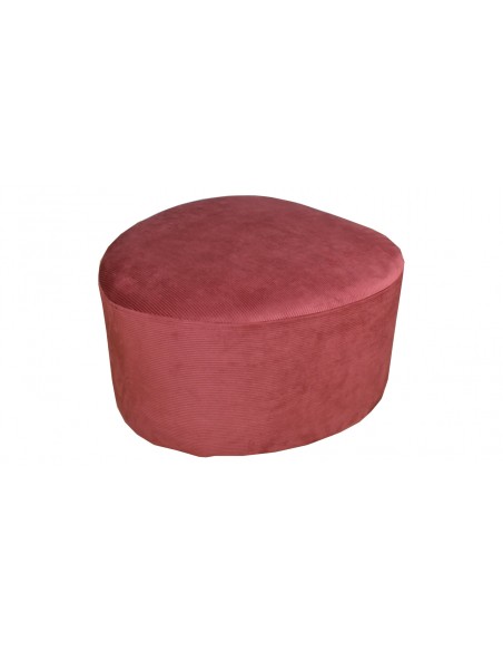 18553 Footstool - Pink Fabric