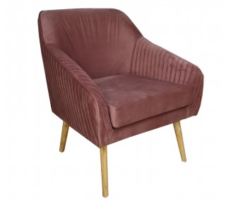 19079 Armchair - Pink Velvet