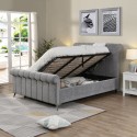 Carlow 5ft Side Gas Lift Bedframe - Grey