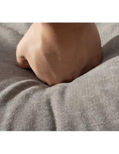 1986 Chair & Footstool - Light Grey