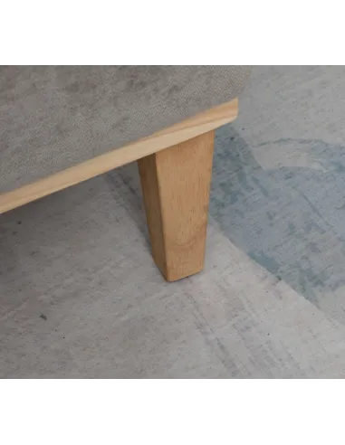 1986 Chair & Footstool - Light Grey