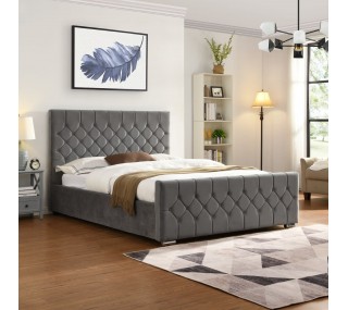 Galway 4FT6 Bedframe - Grey