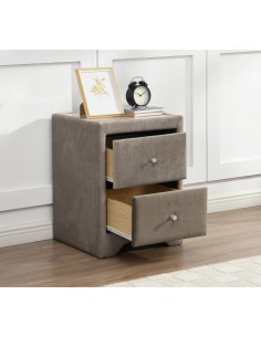 Kilkenny Bedside Locker - Mink 2