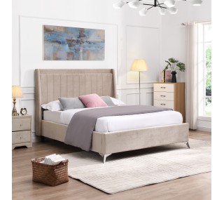 Mayo 4FT6 Bedframe - Beige...