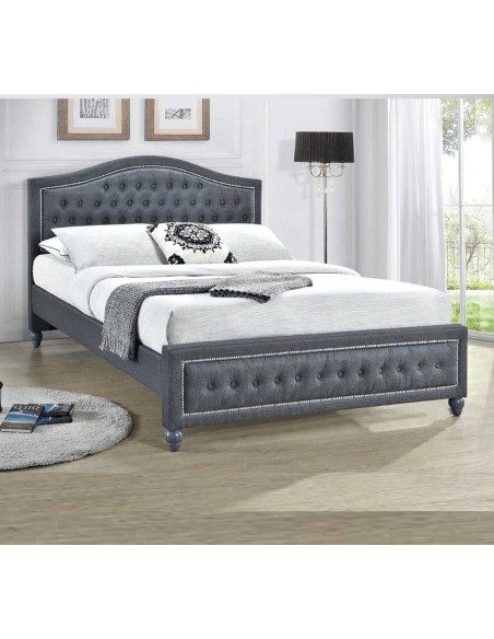 Taylor 4FT6 Storage Bedframe - Grey Linen