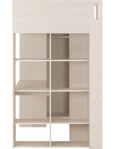 Jupiter High Sleeper Bed - White/Grey