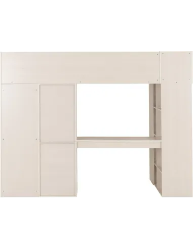 Jupiter High Sleeper Bed - White/Grey