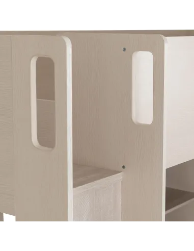 Jupiter High Sleeper Bed - White/Grey