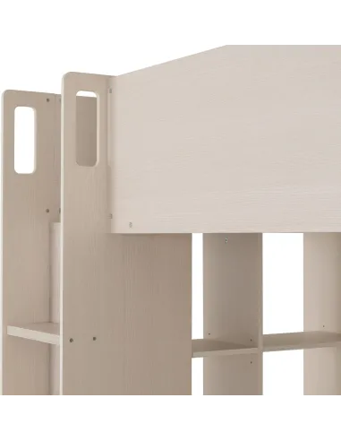 Jupiter High Sleeper Bed - White/Grey