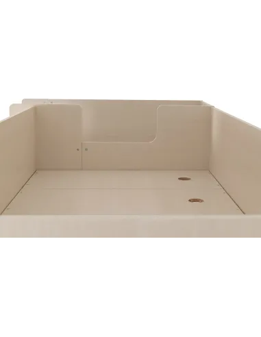 Jupiter High Sleeper Bed - White/Grey