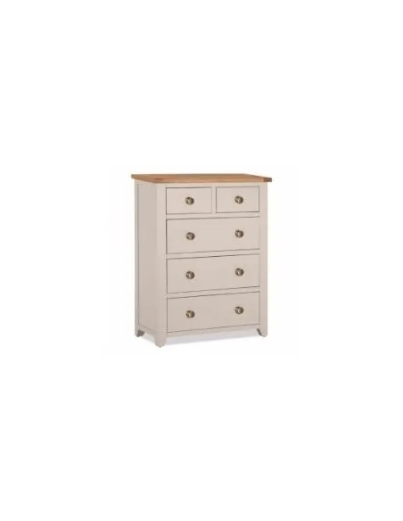 Siena 3+2 Drawer Chest - Silent Grey