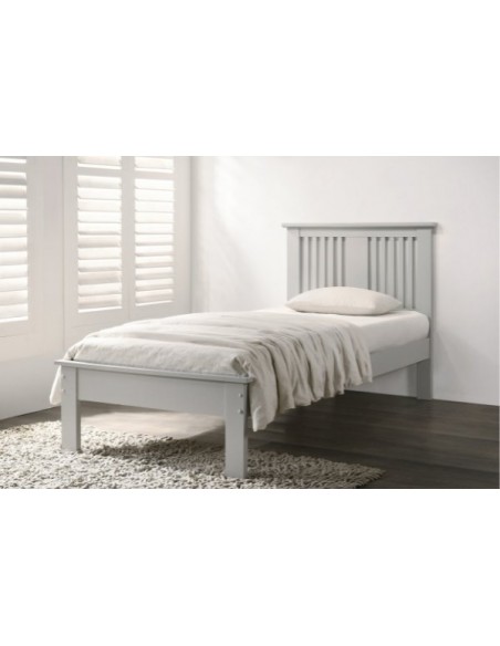 Alana 3ft Slatted Bedframe - Grey