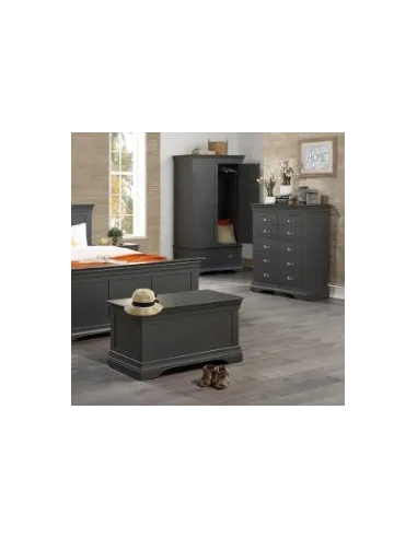 Daniella 3+4 Drawer Chest - Dark Grey