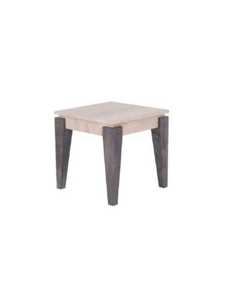 Milan Lamp Table - Grey/Light Oak