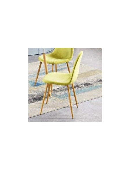 Oslo Dining Chair - Green Velvet