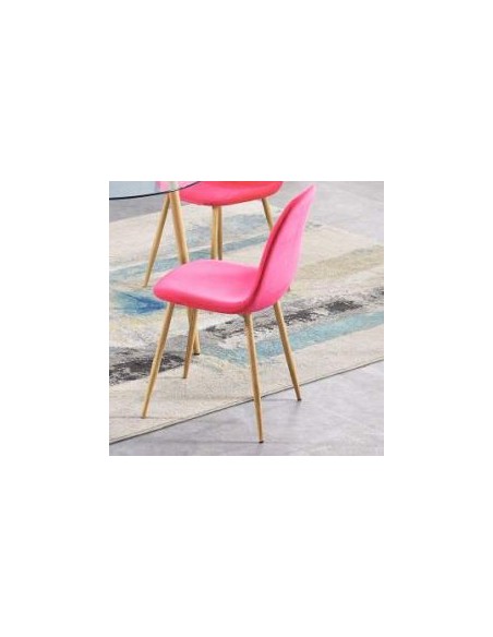 Oslo Dining Chair - Pink Velvet