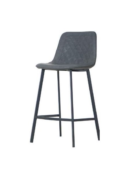 Retro Bar Stool - Concord Grey